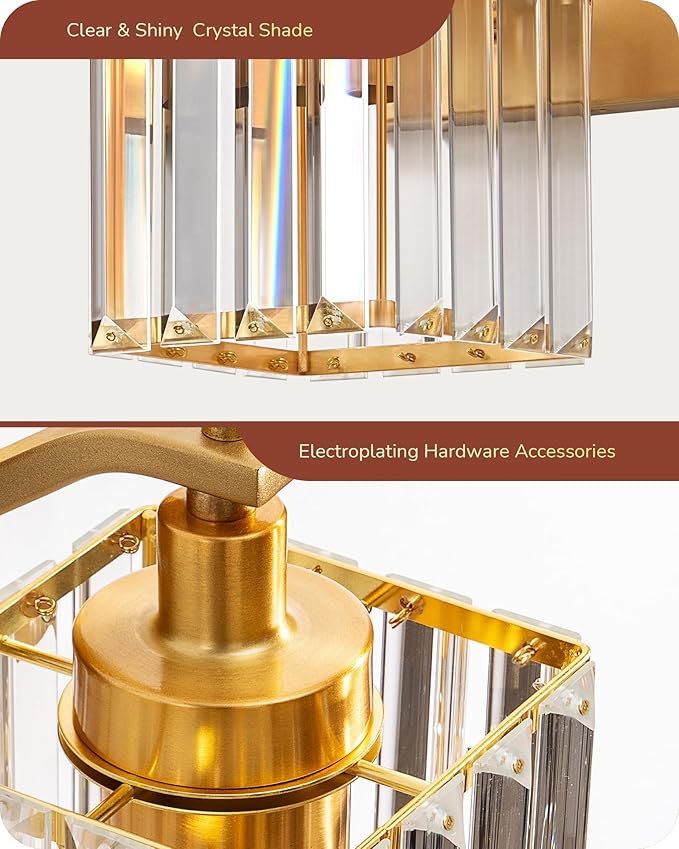 EDISHINE Bathroom Vanity Light, 20.47-Inch Modern Bathroom Lighting Fixtures - Image 3