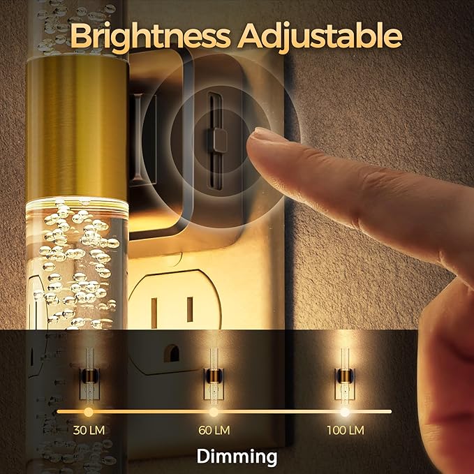 DORESshop LED Night Light, Rotating Night Lights Plug into Wall, Auto Light - Image 2