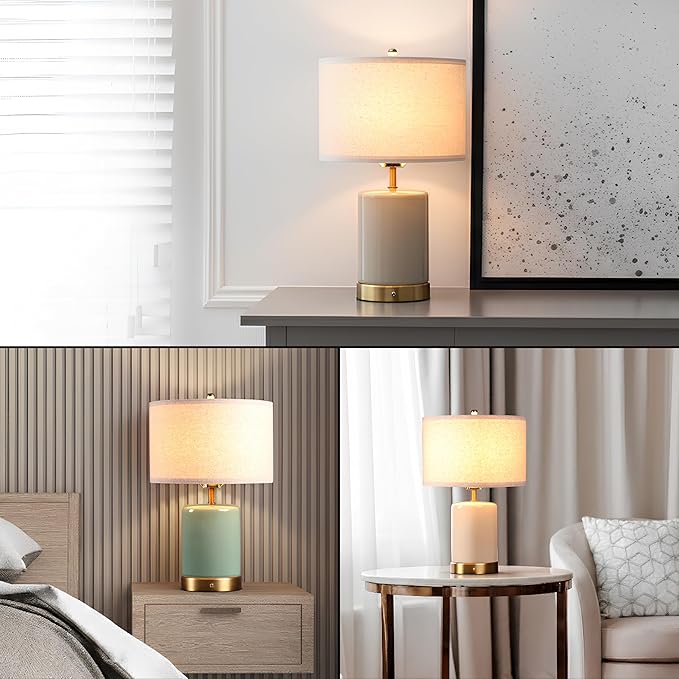 O’Bright Dune - Battery Powered Table Lamp, Rechargeable Cordless Ceramic Lamp - Image 6