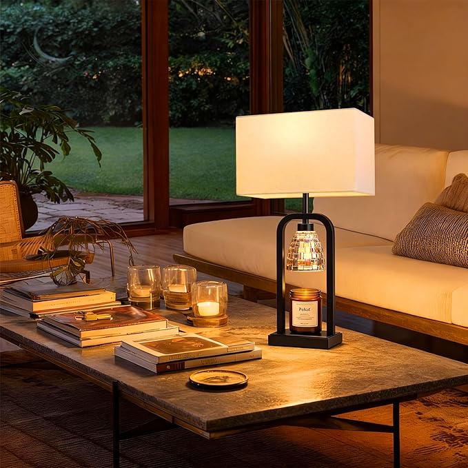 PoKat Table Lamps with Candle Warmer & Timer - Image 7