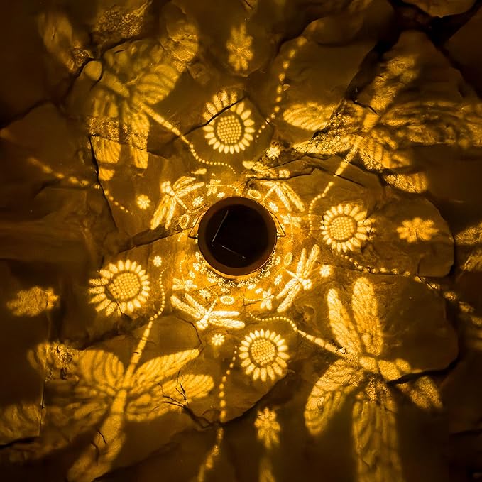Dragonfly Flower Solar Lanterns Outdoor Waterproof, Birthday Gifts - Image 7