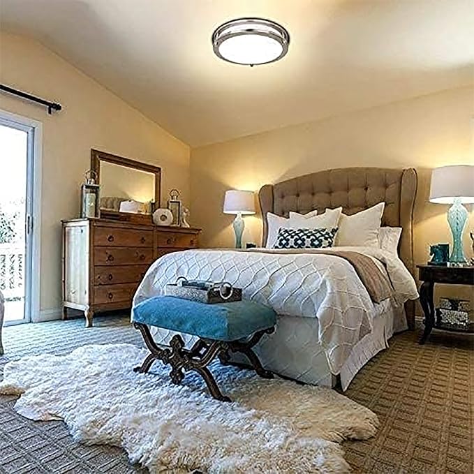 hykolity 10 inch Flush Mount LED Ceiling Light Fixture, 17W 1100lm, - Image 6