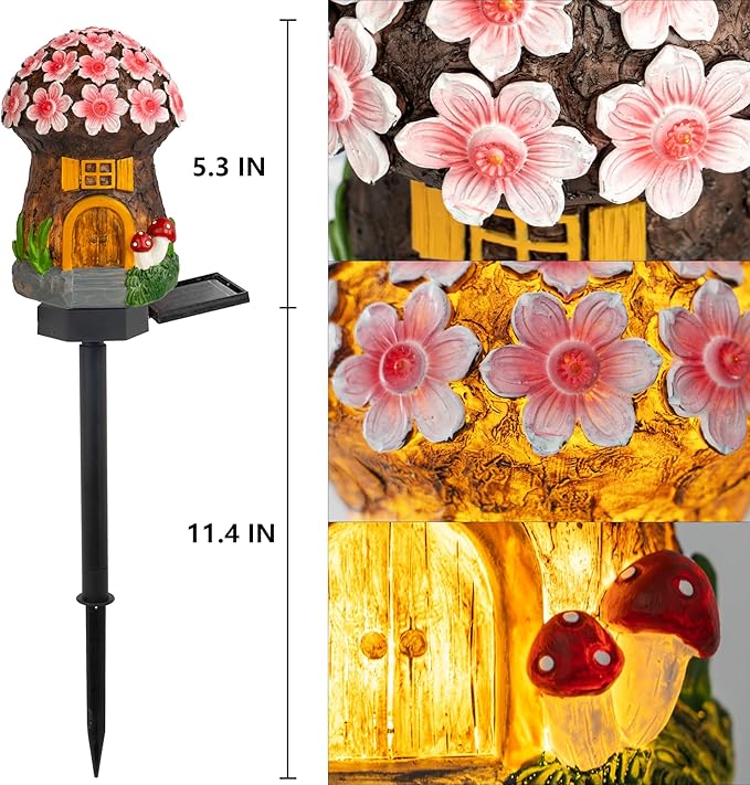 Dazzle Bright Solar Mushroom Lights Fairy Garden Lights - Image 4