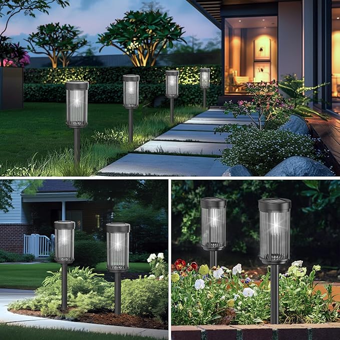 EXCMARK 12 Pack Outdoor Solar Lights Waterproof - Image 7