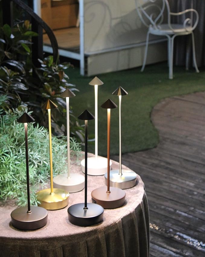 Cordless Led Table Desk Lamp 2 Pack, 7000mAh Battery Outdoor Table Light - Image 7