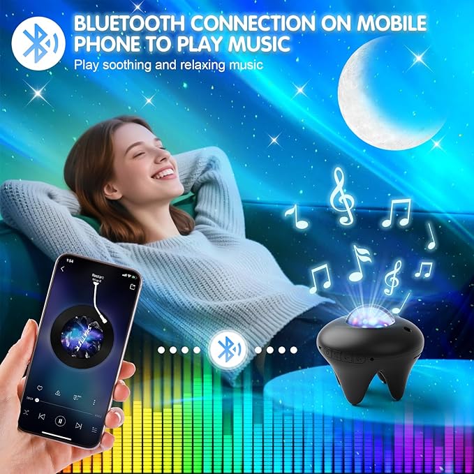 Galaxy Moon Projector, Star Night Light Projector - Image 3