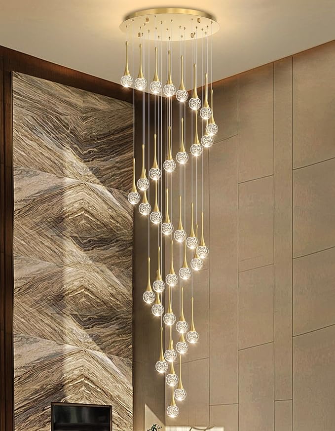 36 Light Modern Glam Crystal Chandelier - Image 6