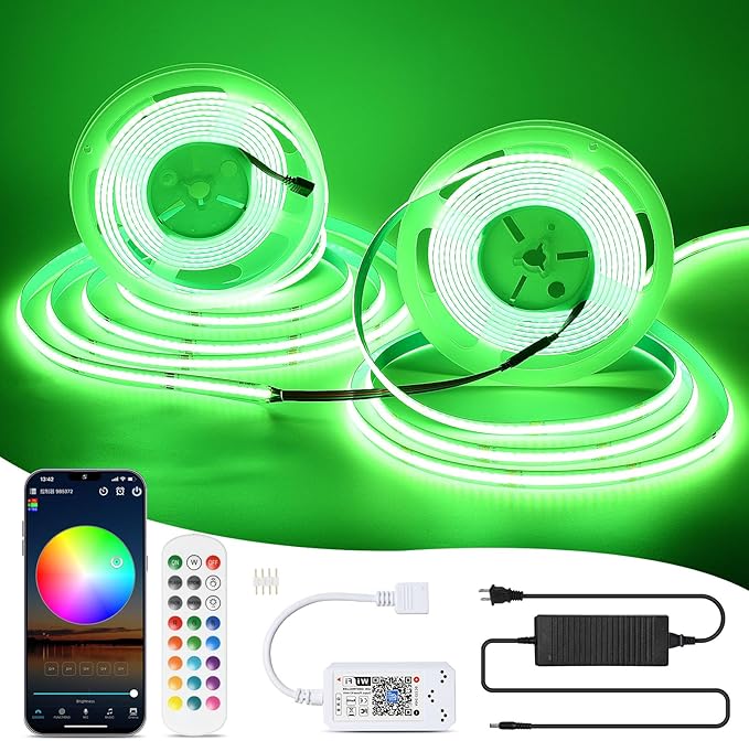 INDARUN RGB COB Led Strip Light 32.FT/10M, COB Led Strip 10mm Width/5760 LEDs - Image 9