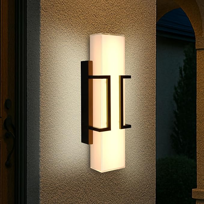 Hyunbae LED Wall Sconce Lights, Waterproof Porch Lamp - Image 9