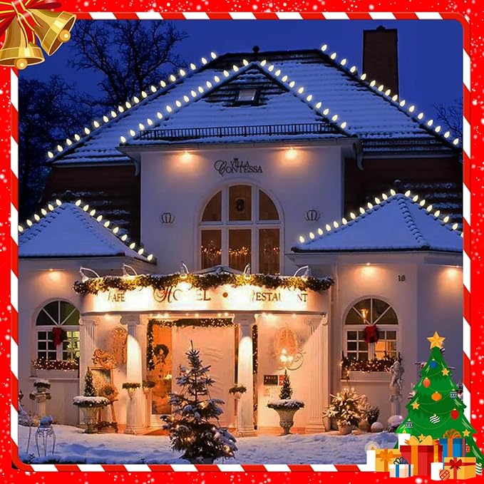 C7 White Replacement Light Bulbs, Christmas Ceramic White Night Light - Image 4