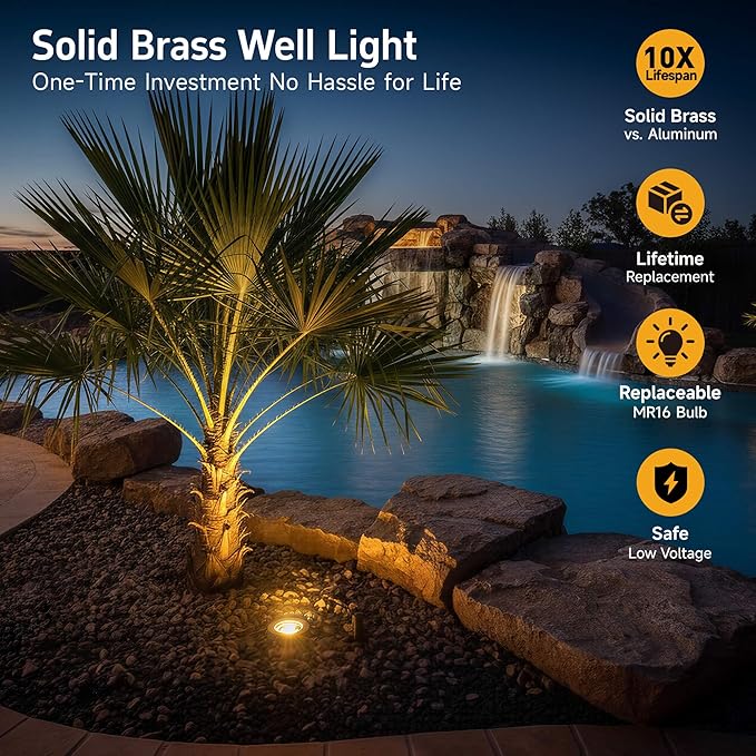 Gardenreet Outdoor Well Lights Low Voltage - Image 2