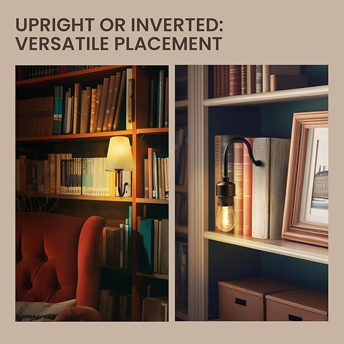 AELS Wooden Bookshelf Lamp - Image 4