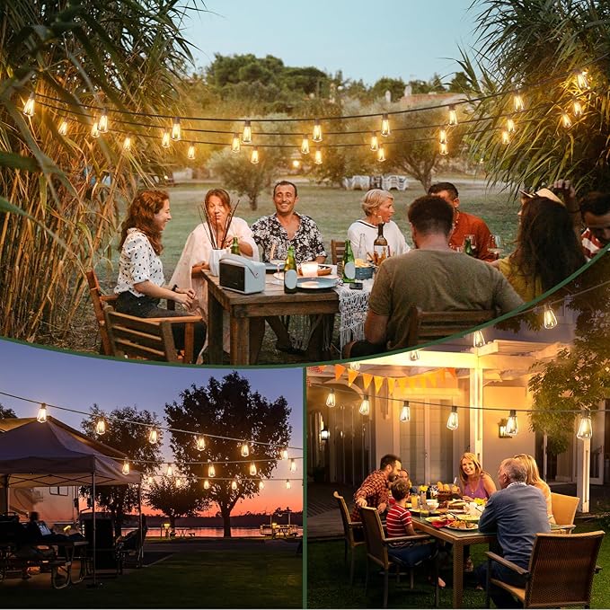 addlon 102FT Solar String Lights Outdoor - Image 9