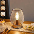 JHY DESIGN Dimmable Touch Bedside Table Lamp Metal Rechargeable Battery Powered by JHYDESIGN
