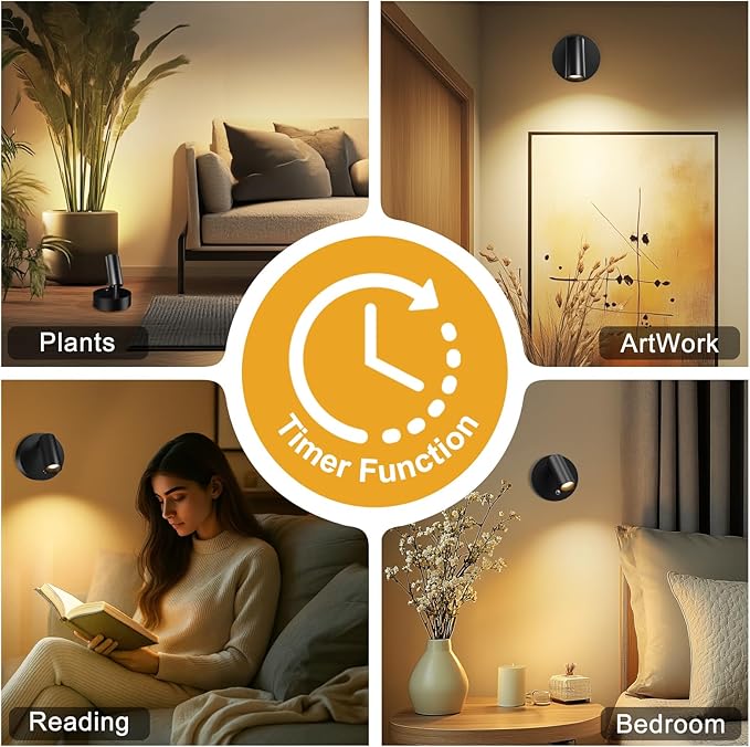 Kimjo Spot Lights Indoor, 4000mAh Rechargeable Battery LED Spotlight Indoor - Image 7