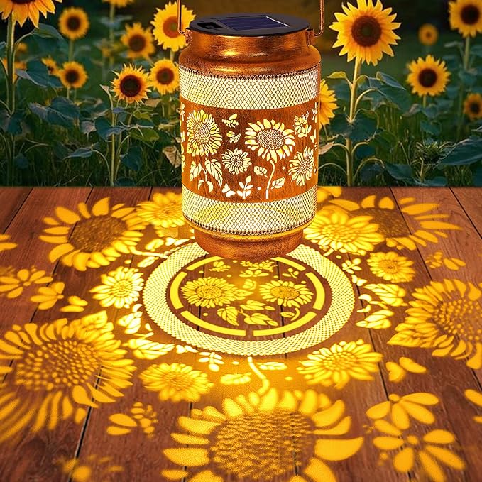 Sunflower Solar Lanterns Outdoor Waterproof - Image 3
