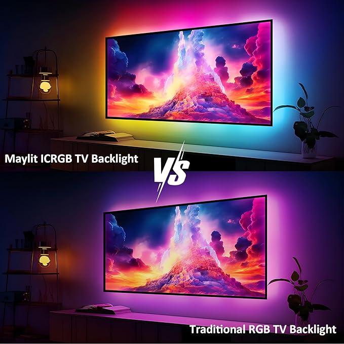 Maylit ICRGB TV LED Backlight, App Control LED Lights - Image 3