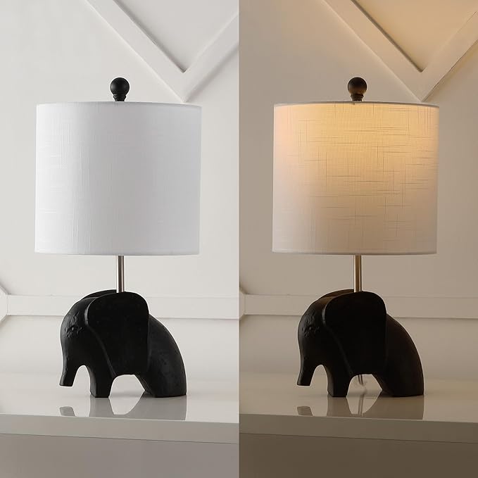 JONATHAN Y JYL1143A 17.5" Bohemian Elephant Table Lamp - Image 5