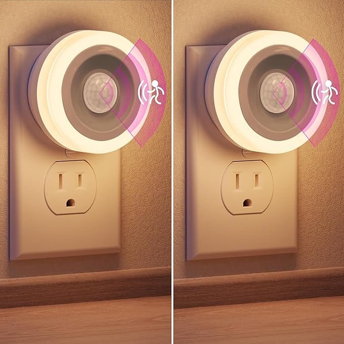 Briignite Motion Sensor Night Light, Night Lights Plug into Wall, Auto On/Off - Image 9