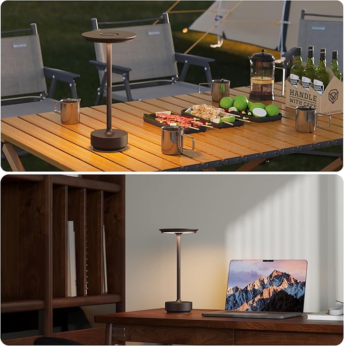 1 Pack Rechargeable Table Lamps Cordless, Portable 5000mAh Outdoor Table Light - Image 6