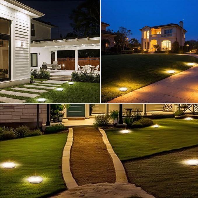 Outdoor In-Ground Lights Wired, Waterproof IP67 LED Landscape Lights 110V 120V - Image 7