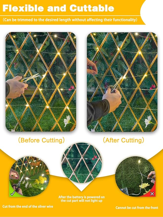 6 Pack Fairy Lights Battery Operated - Image 8