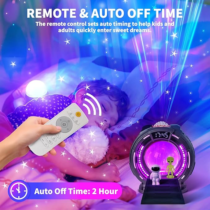Star Projector Light with Bluetooth Speaker, Plasma Balls Galaxy Starry - Image 4