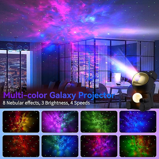 Astronaut Galaxy Projector, 2 in 1 Star Projector Galaxy Light - Image 2