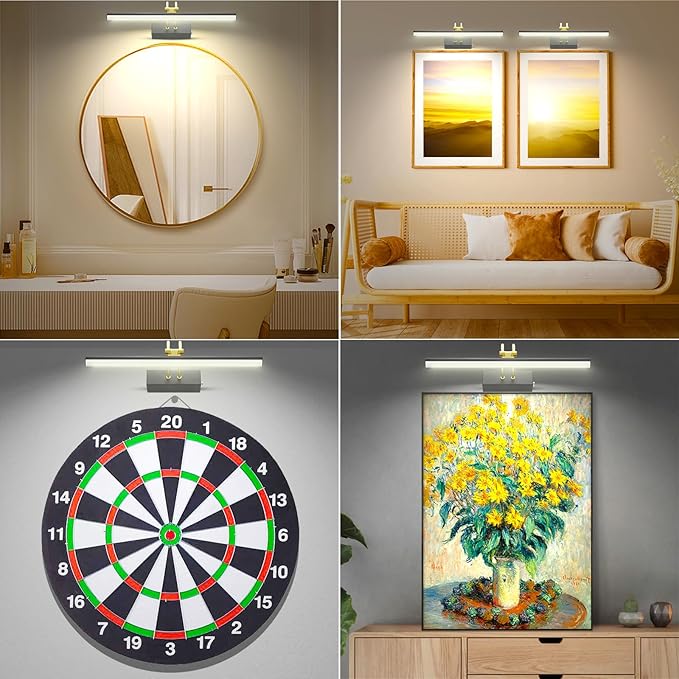 Picture Light, Picture Lights for Wall Cordless, Battery Wall Lights for - Image 5