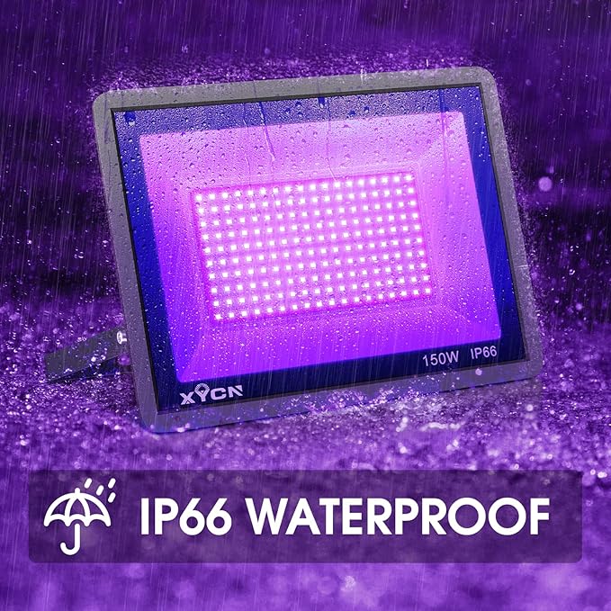 4 Pack 300W LED Black Flood Light, Outdoor - Image 2