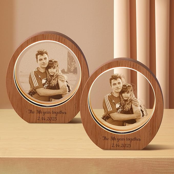 Custom 3D Crystal Photo Night Light – Personalized Glass Photo Ball - Image 6