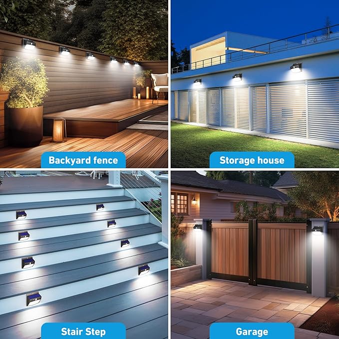Solar Outdoor Lights, 12 Packs Solar Motion Sensor Security Lights - Image 4