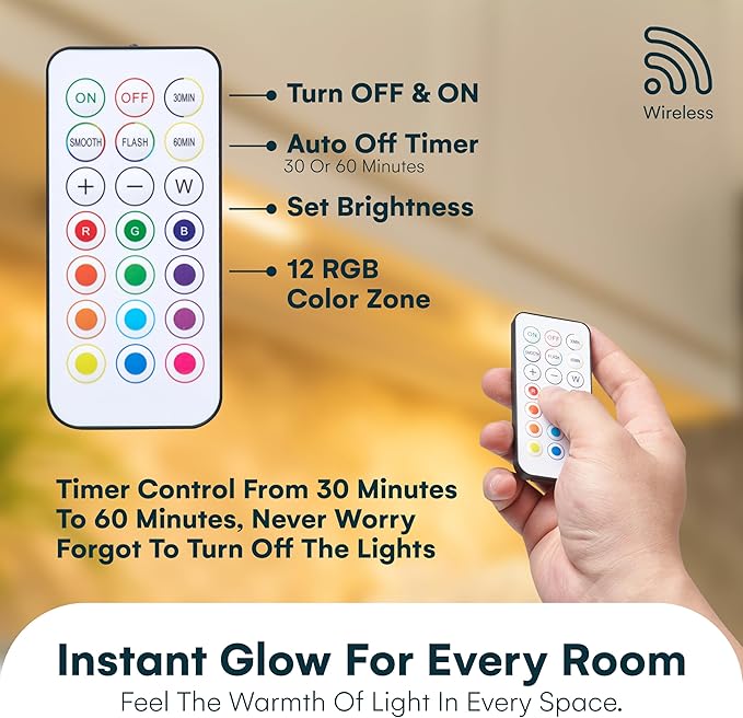 Brilliant Evolution LED Wireless Ultra Thin Light, Remote Control, Ambient - Image 2