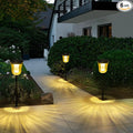 Solar Pathway Lights, 6 Pack 200 Lumens Super Bright Solar Lights Outdoor by WTGEGF-EnjoythegentleembraceofthesunHighlumenslightupyouroutdoorspace