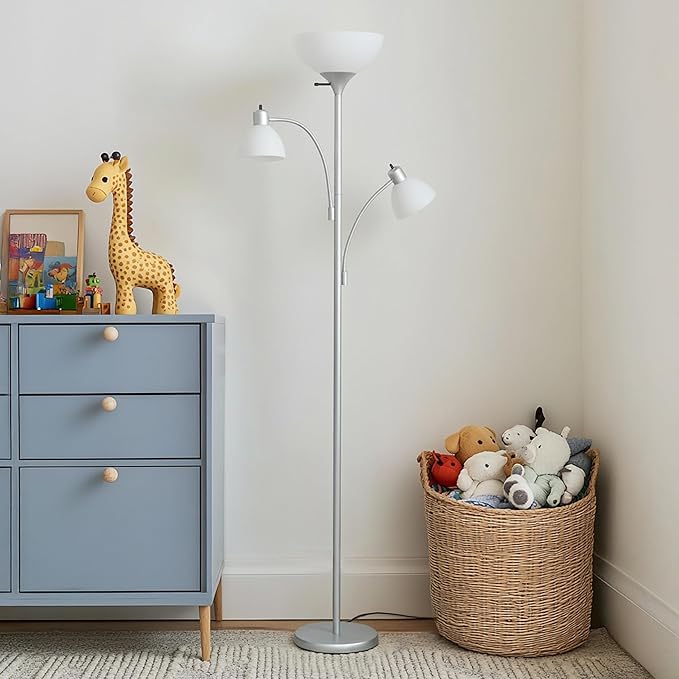 Brightech Sky Dome Double LED Floor lamp, Torchiere Super Bright Floor Lamp - Image 5