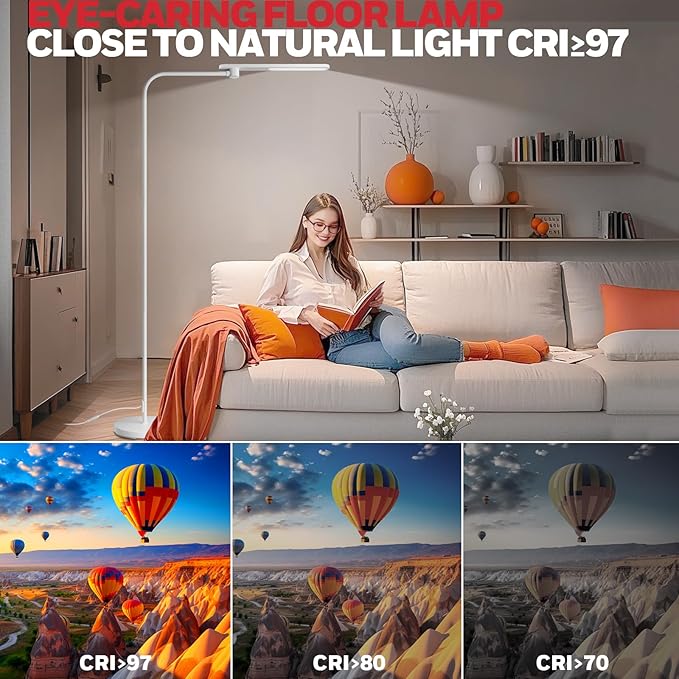 Honeywell LED Floor Lamp, F4 Sunturalux™ Gooseneck Floor Lamps - Image 3