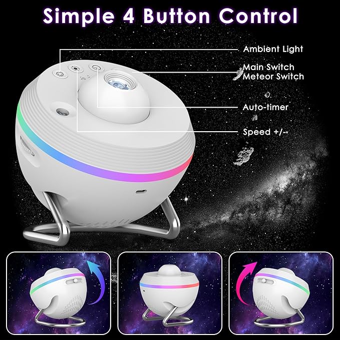 Galaxy Projector for Bedroom, Star Projector Galaxy Light - Image 6