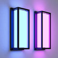 Smart Outdoor Lights Color Changing 2 Pack, RGB+2700K-6500K Outdoor Wall Sconce by RosykiteBuyNow