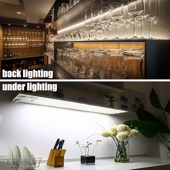 WOBANE Under Counter Light, Dimmable LED Under Cabinet Lighting, Cupboard 6000K - Image 7