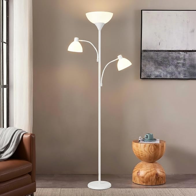 Brightech Sky Dome Double – High Brightness Torchiere Floor Lamp by Brightech