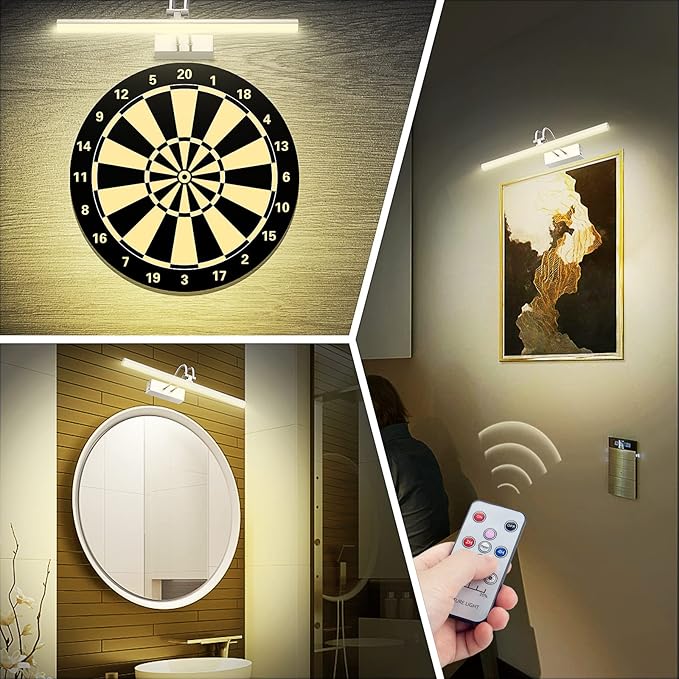 Picture Light, Picture Lights for Wall Cordless, Battery Wall Lights for - Image 4