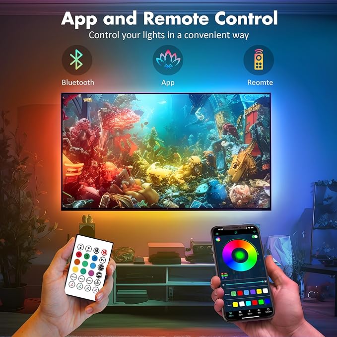 Maylit ICRGB TV LED Backlight, App Control LED Lights - Image 4