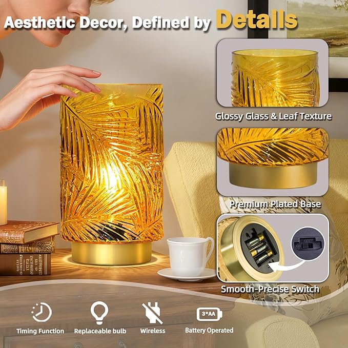 Battery Operated Table Lamp, Cordless Lamps - Image 6