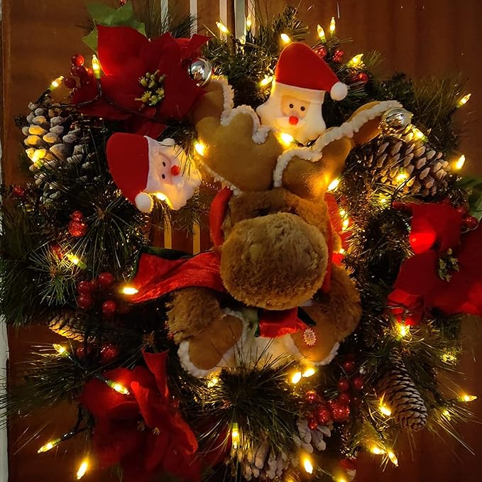 Christmas Light, 33ft 100 LED Battery Operated String Lights - Image 3