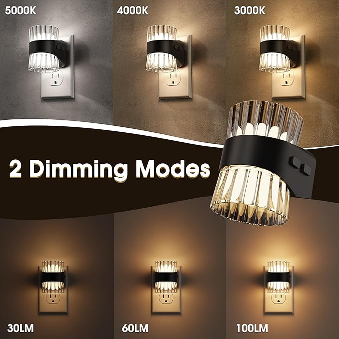 Night Light, Night Lights Plug into Wall, LED Clear Night Light - Image 4