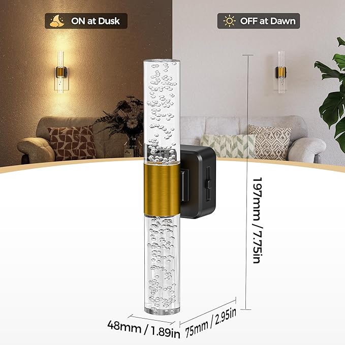 DORESshop LED Night Light, Rotating Night Lights Plug into Wall, Auto Light - Image 3