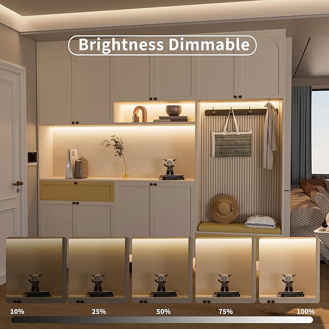 MIWISE COB LED Strip Light 32.8ft/10m, CRI 90+ Natural White 4000K High Lumen - Image 3
