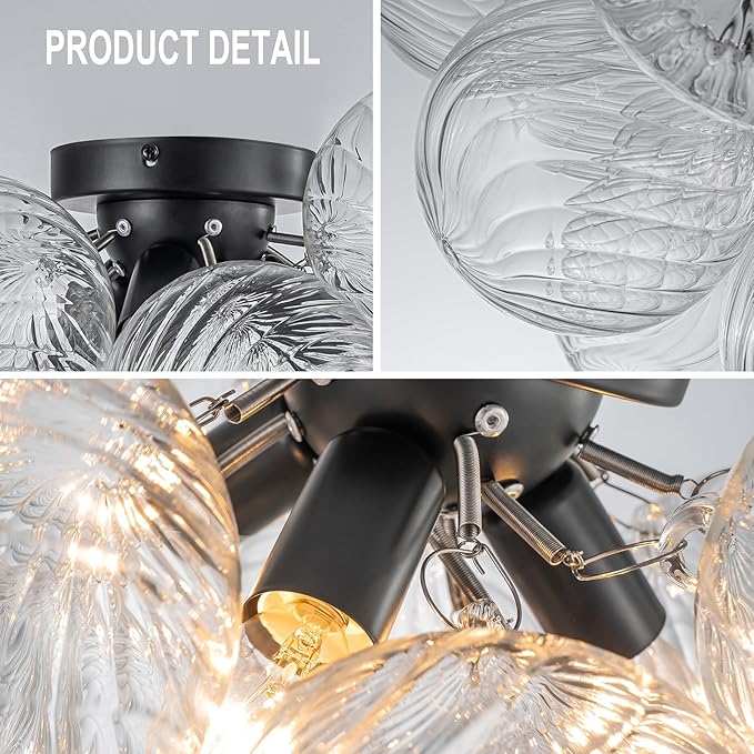 Semi Flush Mount Ceiling Light - Image 6