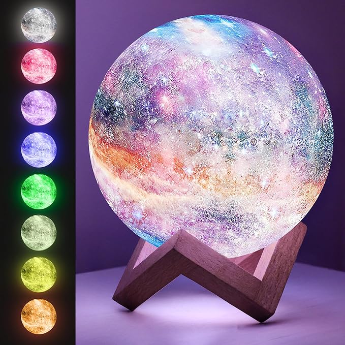 Mind-Glowing Galaxy Moon Lamp by Mind-Glowing