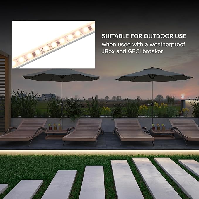 Maxxima 60 in. Hardwired LED Under Cabinet Strip Light, 2300 Lumens, 3000K Warm - Image 5